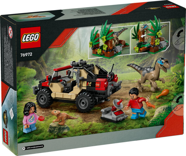 LEGO Jurassic World Ucieczka terenówką przed raptorem 76972, zdjęcie 2