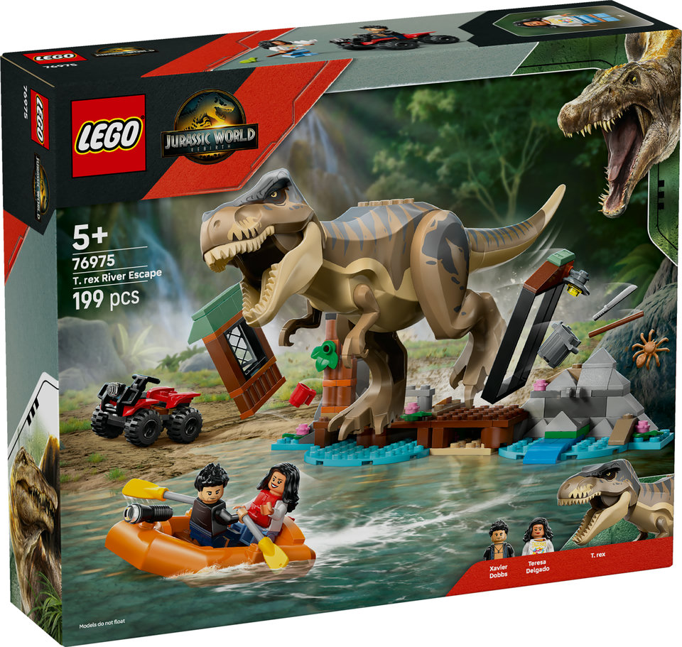 LEGO Jurassic World Ucieczka rzeką przed tyranozaurem 76975
