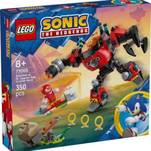LEGO Sonic Knuckles kontra Dr. Eggman w mechu Egg Crusher 77005