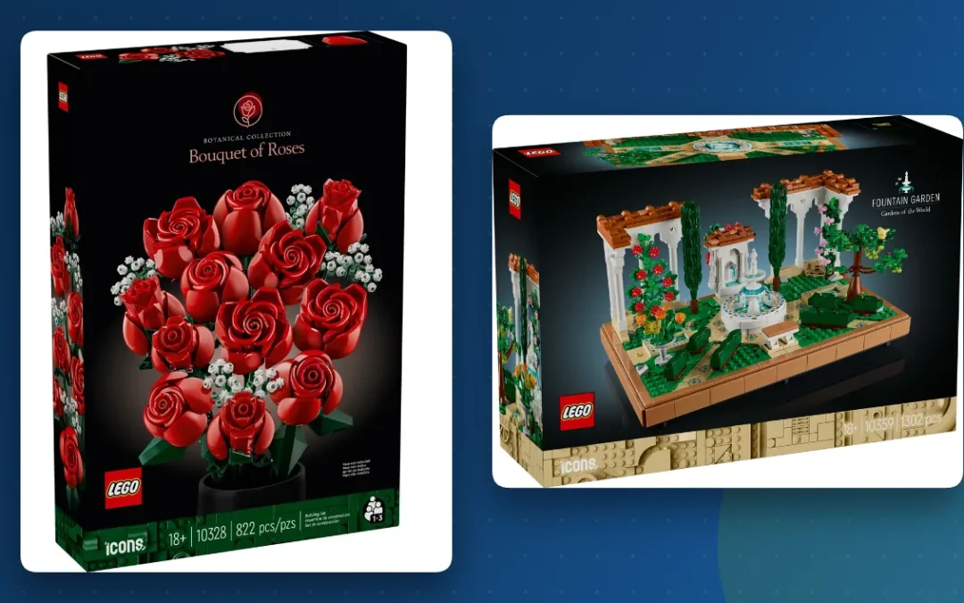 LEGO Botanical Collection, kwiaty które nie więdną