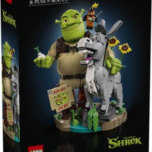 LEGO Icons Shrek, Osioł i Kot w butach 72423