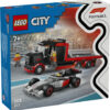 LEGO City Ciężarówka F1 z bolidem Audi F1 60493