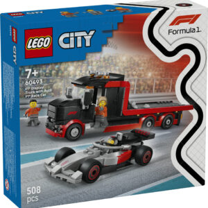 LEGO City Ciężarówka F1 z bolidem Audi F1 60493