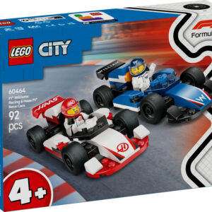 LEGO City F1 Bolidy Williams Racing i Haas F1 60464