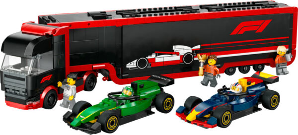 LEGO City F1 Ciężarówka z bolidami RB20 i AMR24 F1 60445, zdjęcie 3