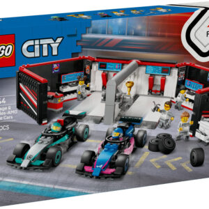 LEGO City F1 Garaż i bolidy Mercedes - AMG i Alpine 60444