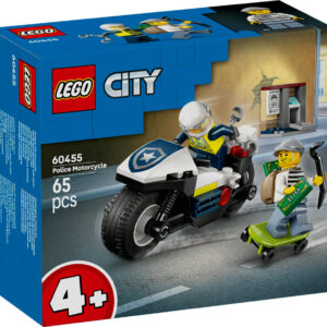 LEGO City Pościg na Motocyklu Policyjnym 60455