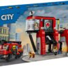 LEGO City Remiza strażacka z wozem strażackim 60414