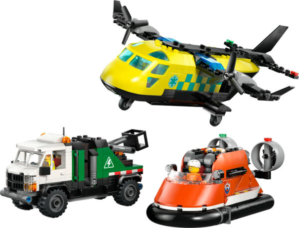 LEGO City Zestaw z Samolotem, Ciężarówką Serwisową i Poduszkowcem 60505, zdjęcie 3