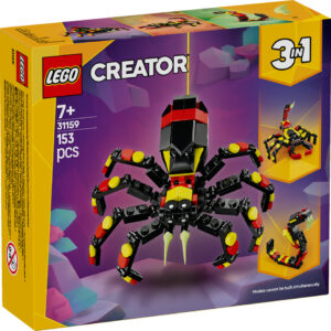 LEGO Creator 3w1 Dzikie zwierzęta: niezwykły pająk 31159