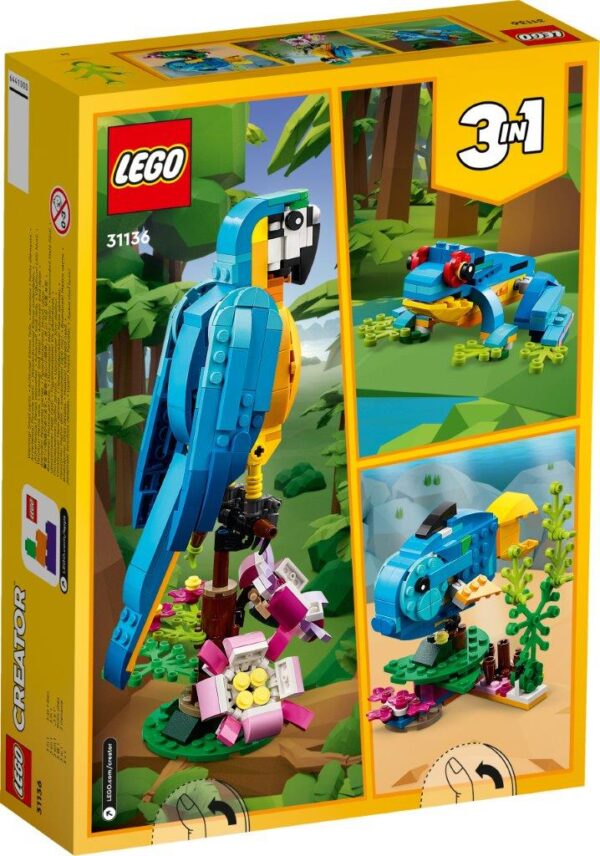 LEGO Creator 3w1 Egzotyczna papuga 31136, zdjęcie 2