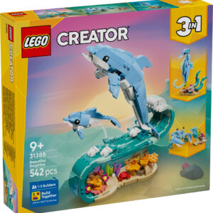 LEGO Creator 3w1 Zwierzęta Morskie: Piękny Delfin 31385