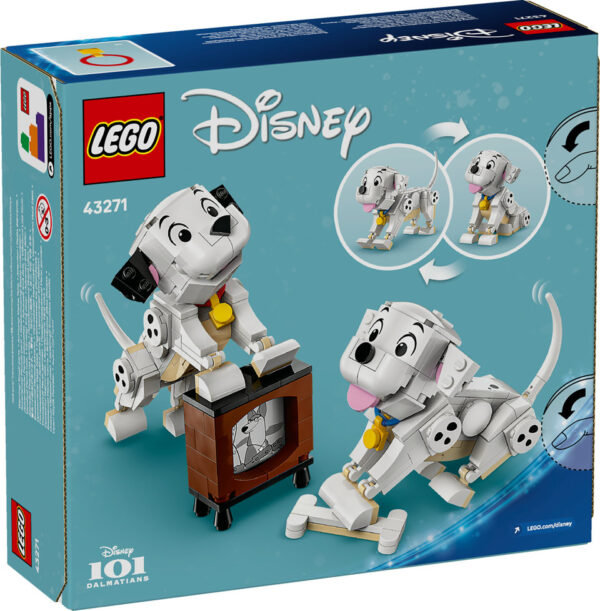 LEGO Disney 101 Dalmatyńczyków – Szczeniaczki Szczęściarz i Penny 43271, zdjęcie 2