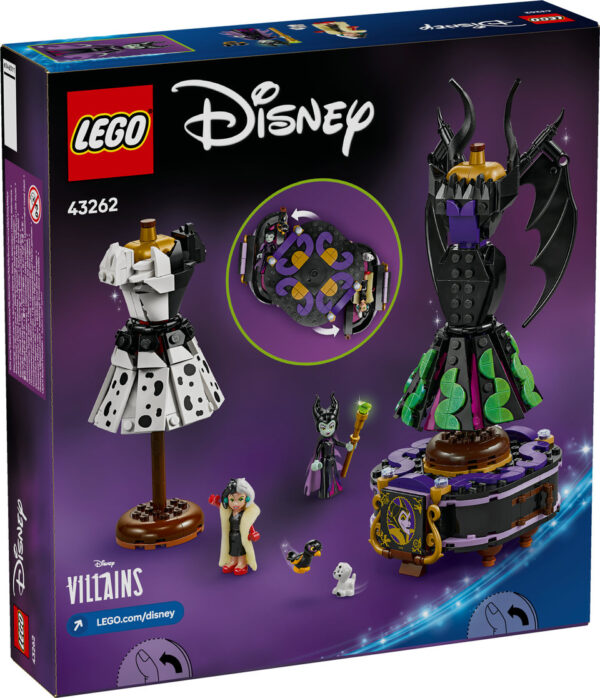 LEGO Disney Suknie Diaboliny i Cruelli De Mon 43262, zdjęcie 2