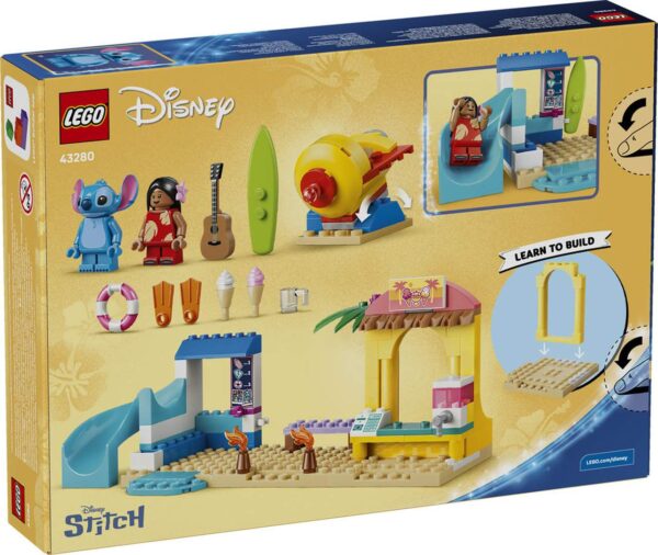 LEGO Disney Zabawa Na Plaży z Lilo i Stitchem 43280, zdjęcie 2
