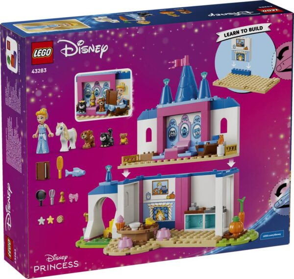 LEGO Disney Zamek Kopciuszka i Jej Zwierzęcych Przyjaciół 43283, zdjęcie 2