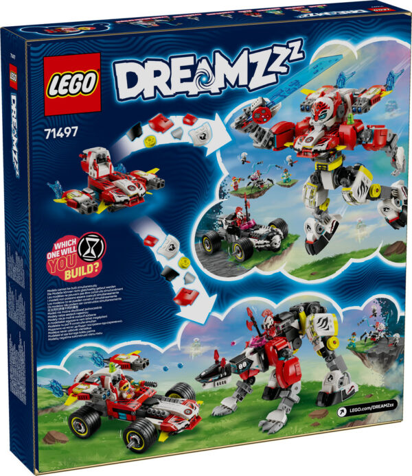 LEGO DREAMZzz Tygrysi mech Coopera i hot rod Zero 71497, zdjęcie 2