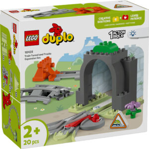 LEGO DUPLO Tunel i Tory Kolejowe - Zestaw Rozszerzający 10425