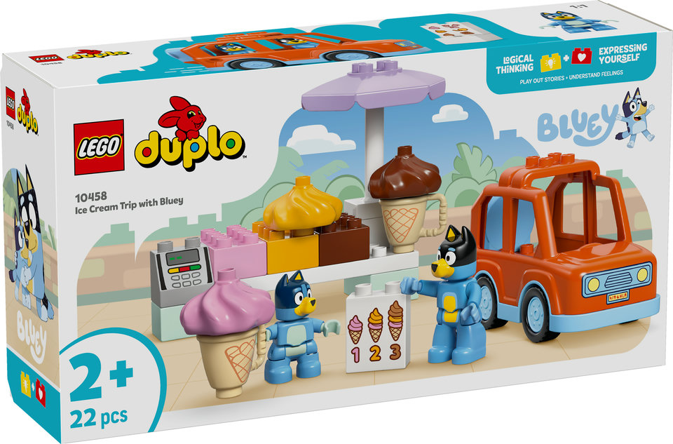 LEGO DUPLO Wyprawa Po Lody Z Bluey 10458