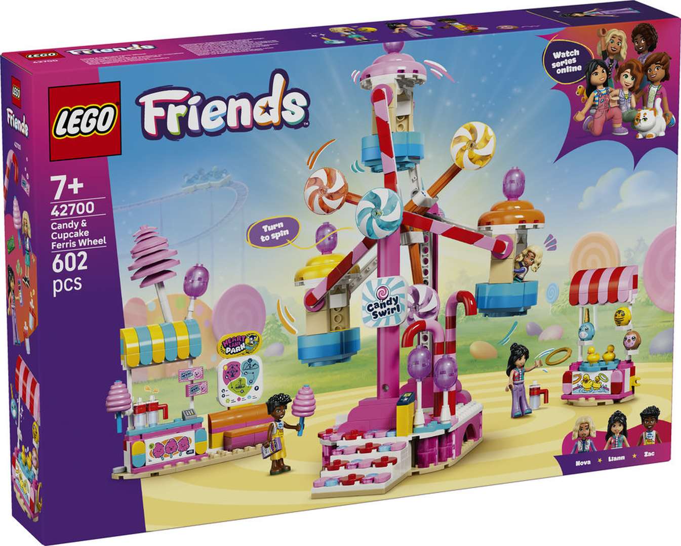 LEGO Friends Cukierkowo-Babeczkowy Diabelski Młyn 42700