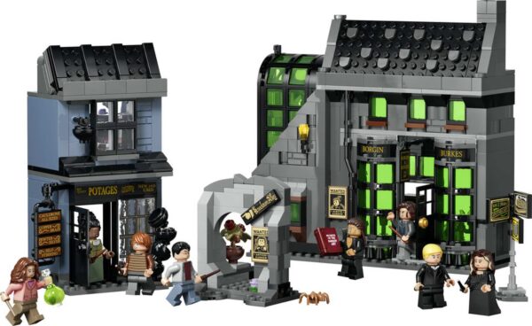 LEGO Harry Potter Magiczne Sklepy Na Ulicy Śmiertelnego Nokturnu 76471, zdjęcie 3