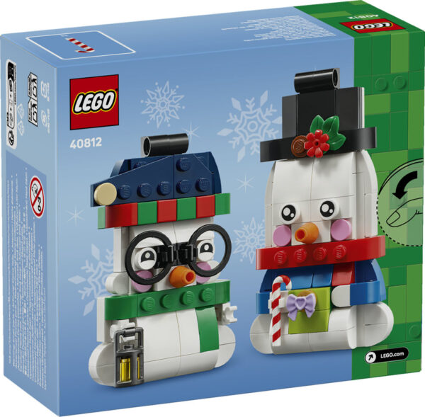 LEGO Okolicznościowe Ozdoby z Bałwankami 40812 — zdjęcie 2