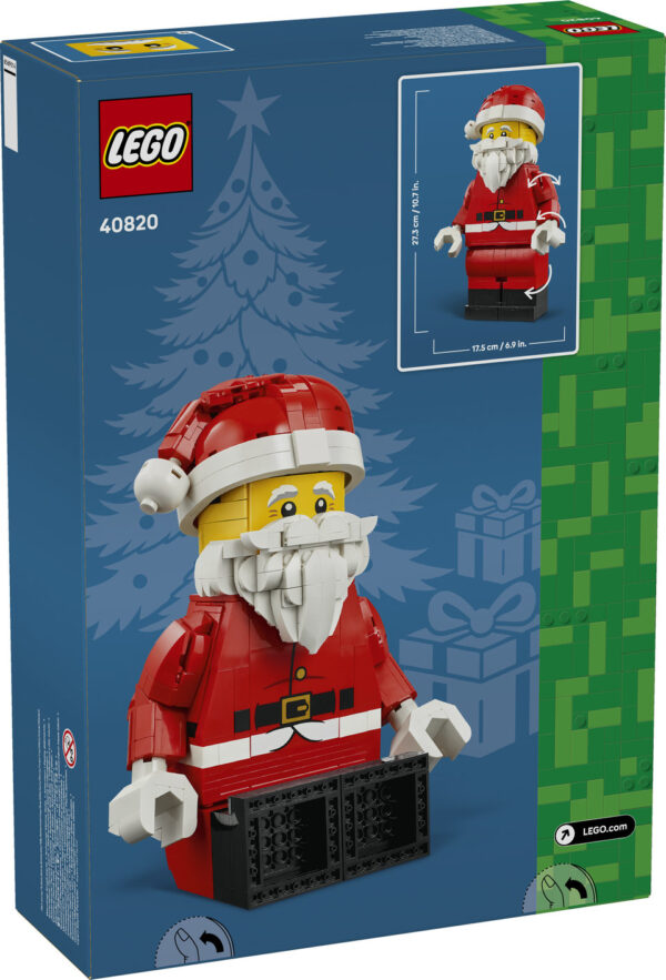 LEGO Okolicznościowe Powiększona Minifigurka Świętego Mikołaja 40820 — zdjęcie 2