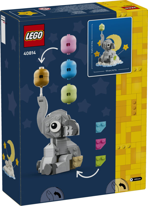 LEGO Okolicznościowe Słoniątko Na Niebie 40814, zdjęcie 2