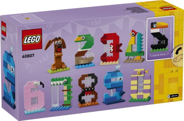LEGO Okolicznościowe Urodzinowe Cyferki 40807, zdjęcie 2