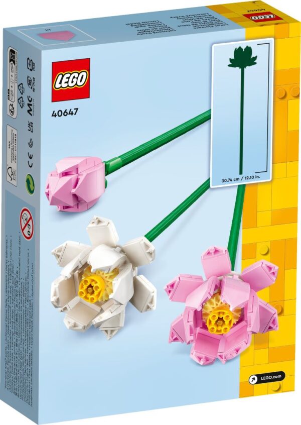 LEGO Icons Kwiaty lotosu 40647, zdjęcie 2