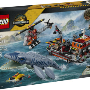 LEGO Jurassic World Atak Mozazaura Na Łódź 77983
