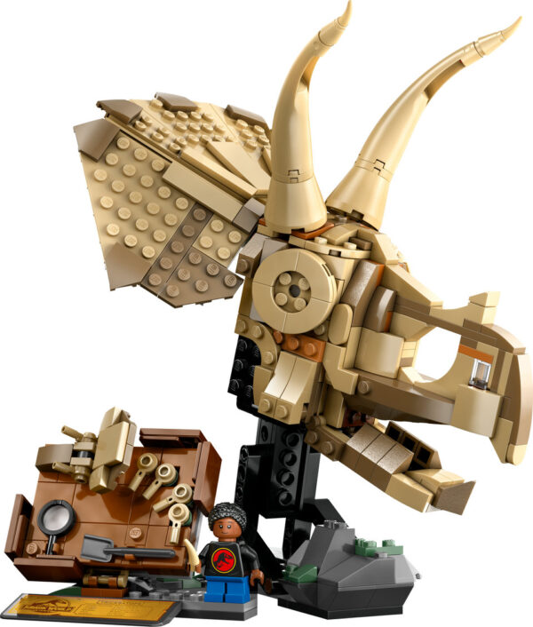 LEGO Jurassic World Szkielety dinozaurów: czaszka triceratopsa 76969, zdjęcie 3