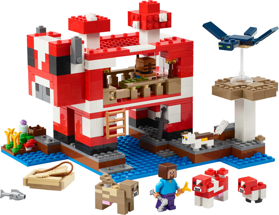 LEGO Minecraft Dom grzybowej krowy 21270 - obrazek 3
