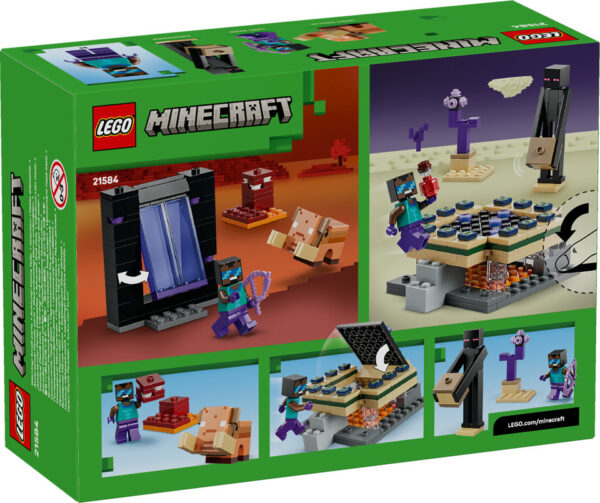 LEGO Minecraft Podróż Przez Portal Netheru i Kresu 21584 — zdjęcie 2