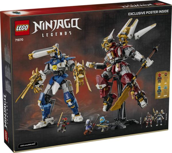LEGO Ninjago Bliźniacze Tytanowe Mechy 71870, zdjęcie 2