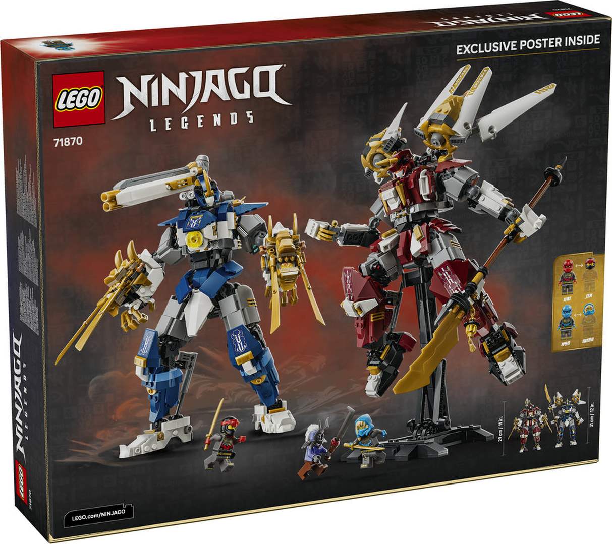 LEGO Ninjago Bliźniacze Tytanowe Mechy 71870 - obrazek 2