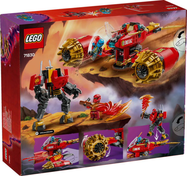 LEGO Ninjago Burzowy jeździec - mech Kaia 71830, zdjęcie 2