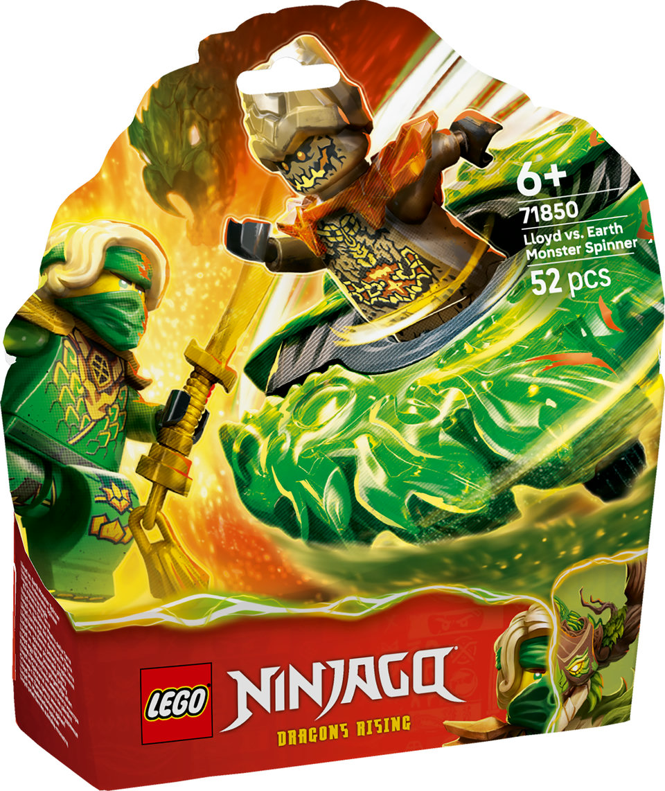 LEGO Ninjago Lloyd Kontra Potwór Żywiołu Na Spinnerze 71850