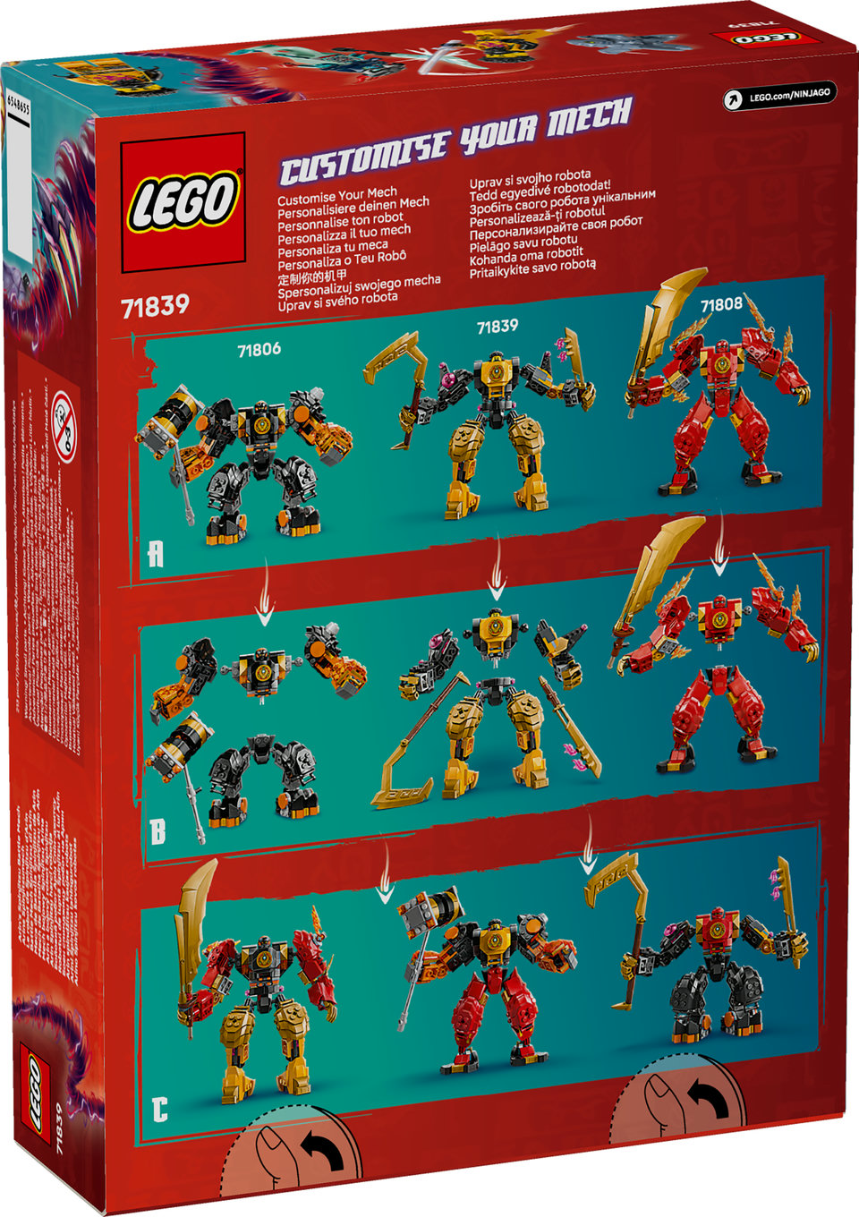 LEGO Ninjago Mech Bojowy Spinjitzu Arina 71839 - obrazek 2