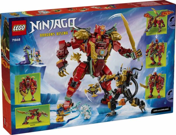 LEGO Ninjago Transformujący Smoczy Mech Wyldfyre 71868, zdjęcie 2