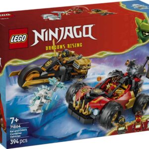 LEGO Ninjago Wielofunkcyjne Pojazdy Kaia i Cole’A 71864