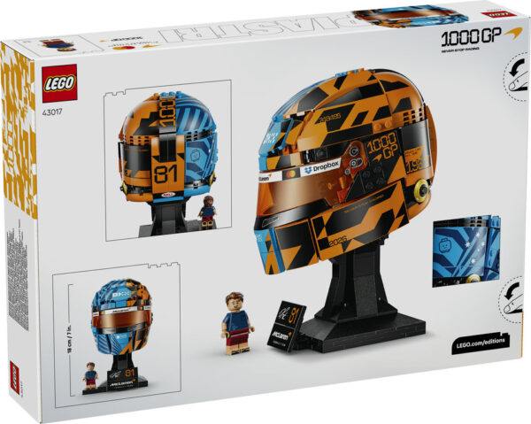 LEGO Editions Kask Oscar Piastri McLaren Mastercard F1 Team 43017, zdjęcie 2