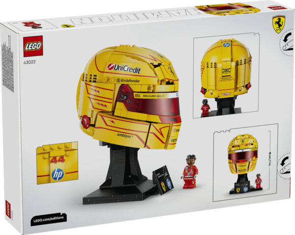 LEGO Editions Kask Lewisa Hamiltona Scuderia Ferrari HP 43022, zdjęcie 2