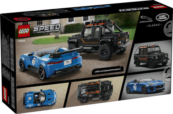 LEGO Speed Champions Jaguar Project 7 i Land Rover Defender 77264 — zdjęcie 2