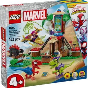 LEGO Marvel Bitwa Spidey’ego i Gobby’ego przy domku na drzewie 11200