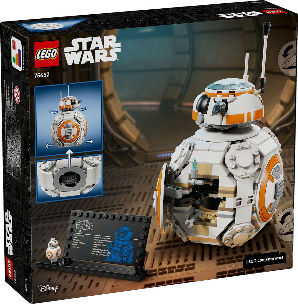 LEGO Star Wars Droid astromechaniczny BB-8 75452, zdjęcie 2