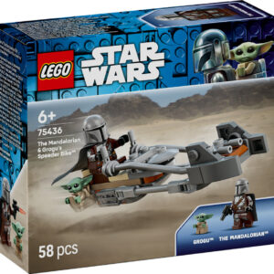 LEGO Star Wars Śmigacz Mandalorianina i Grogu 75436