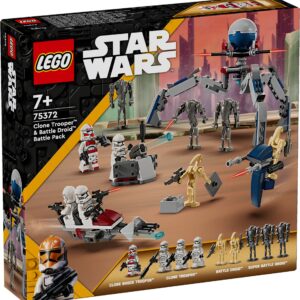 LEGO Star Wars Zestaw bitewny Klony kontra Droidy 75372