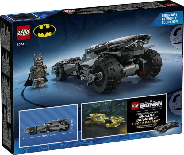 LEGO DC Batmobil z filmu Batman v Superman 76331, zdjęcie 2