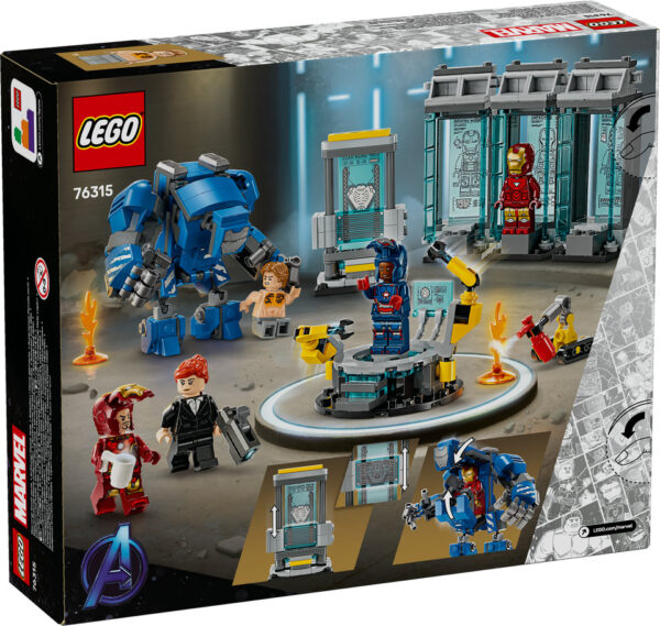 LEGO Marvel Laboratorium Iron Mana: Zbrojownia 76315, zdjęcie 2